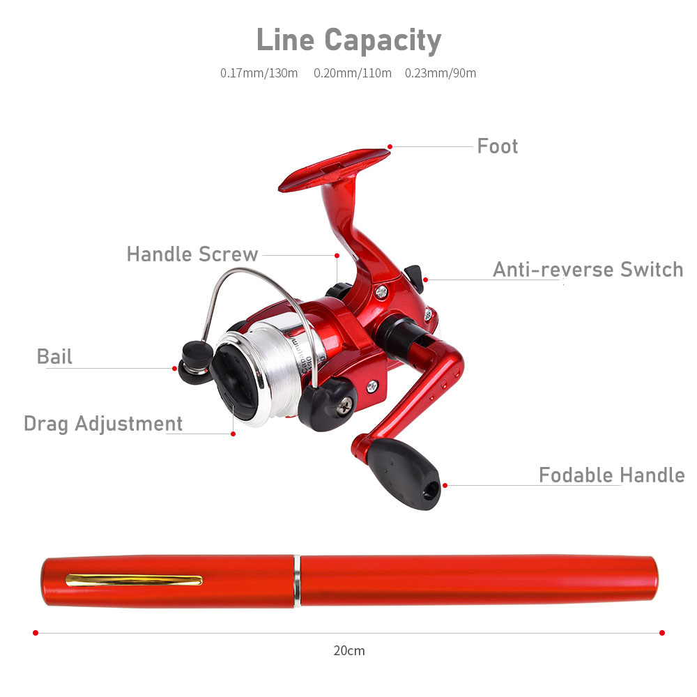 Mini Pen Shape Fishing Rod wit - Penn Reel Fierce recension och pris