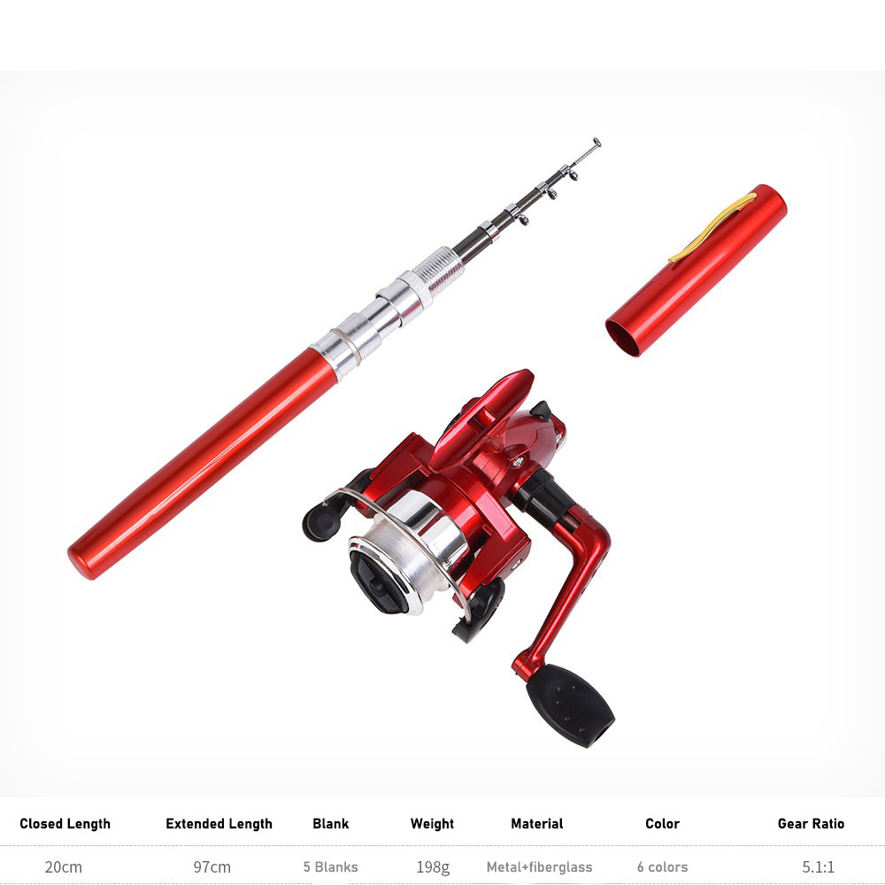 Mini Pen Shape Fishing Rod wit - Penn Reel Fierce recension och pris