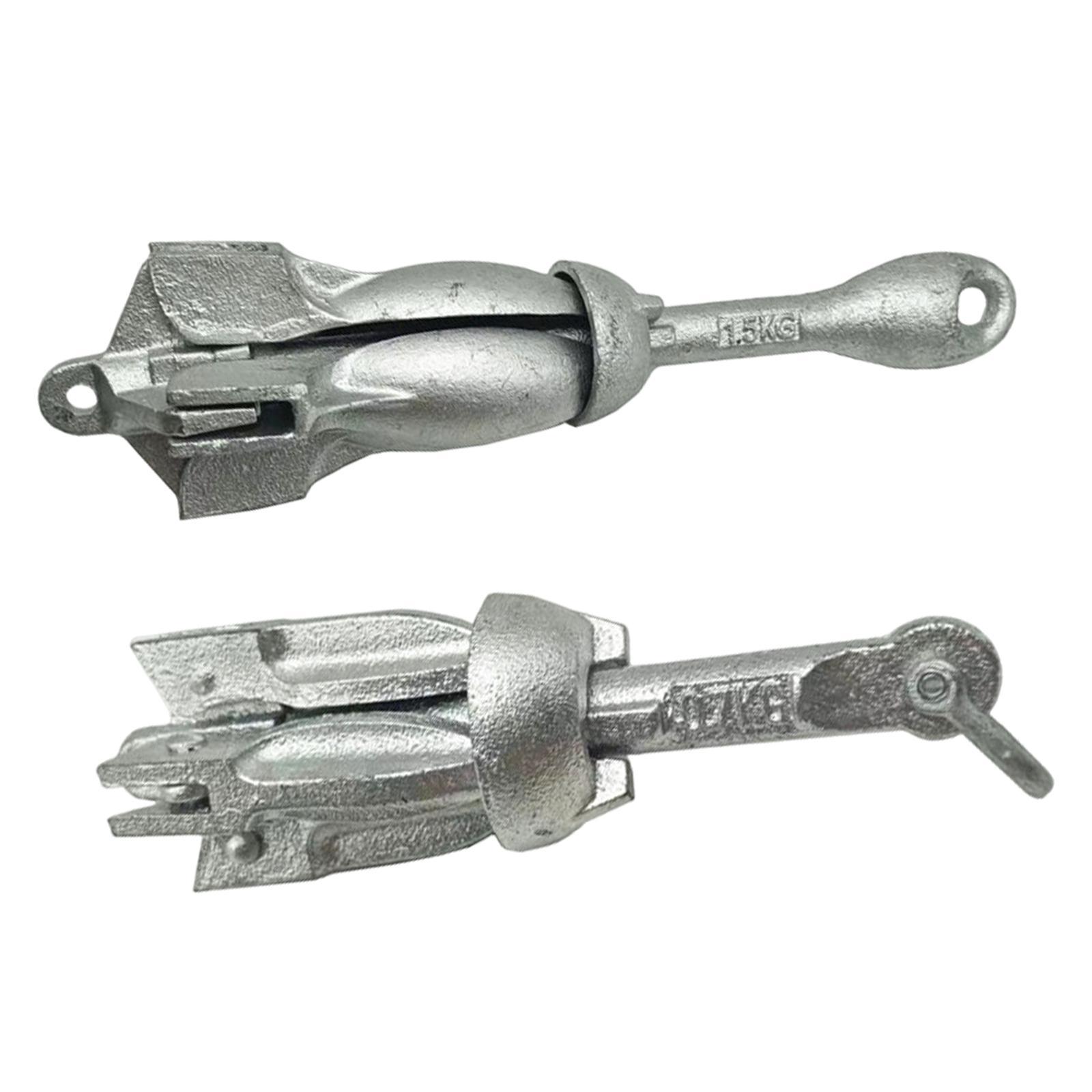 Compact Foldable Marine Anchor - Fishing Kayak Anchor recension och pris