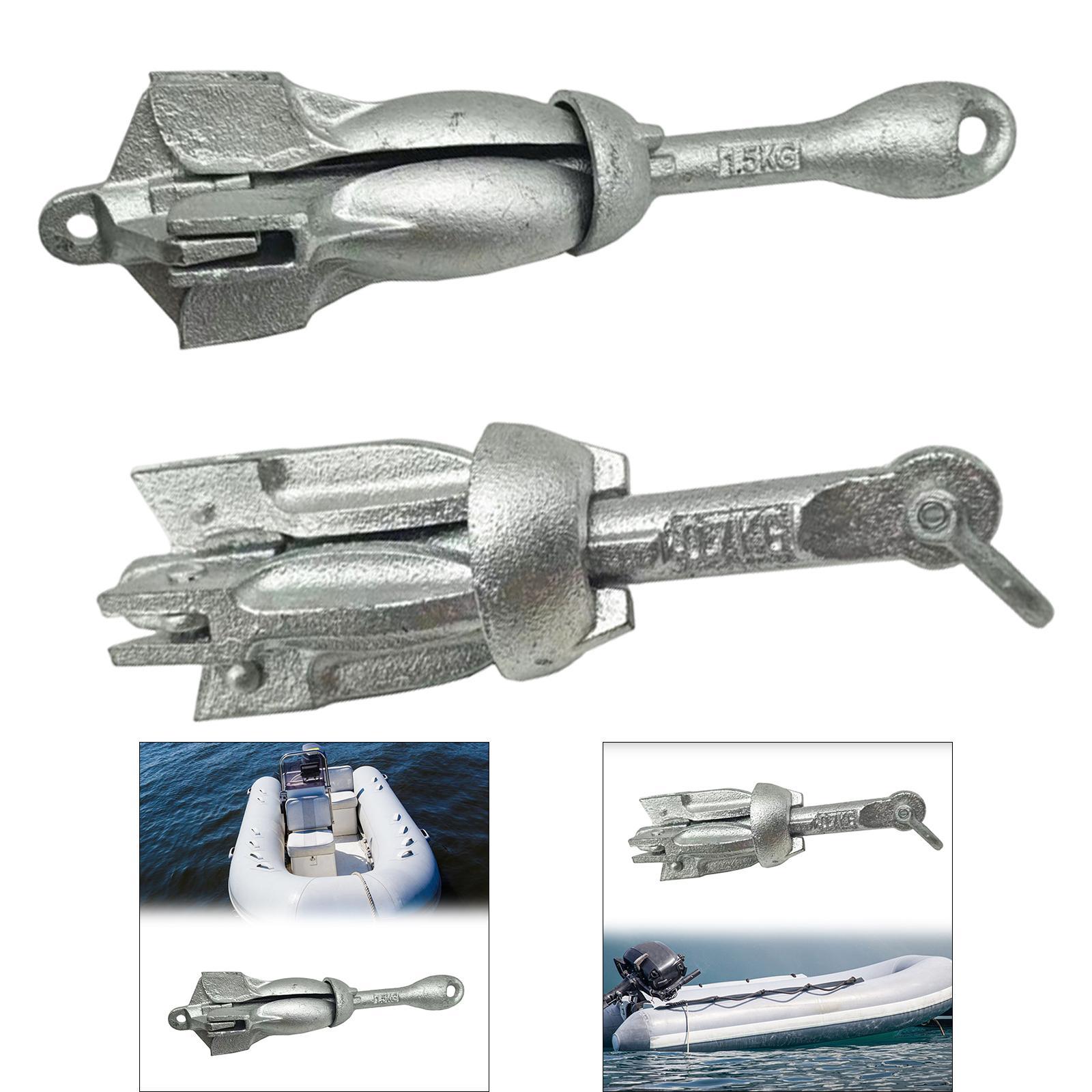 Compact Foldable Marine Anchor - Fishing Kayak Anchor recension och pris