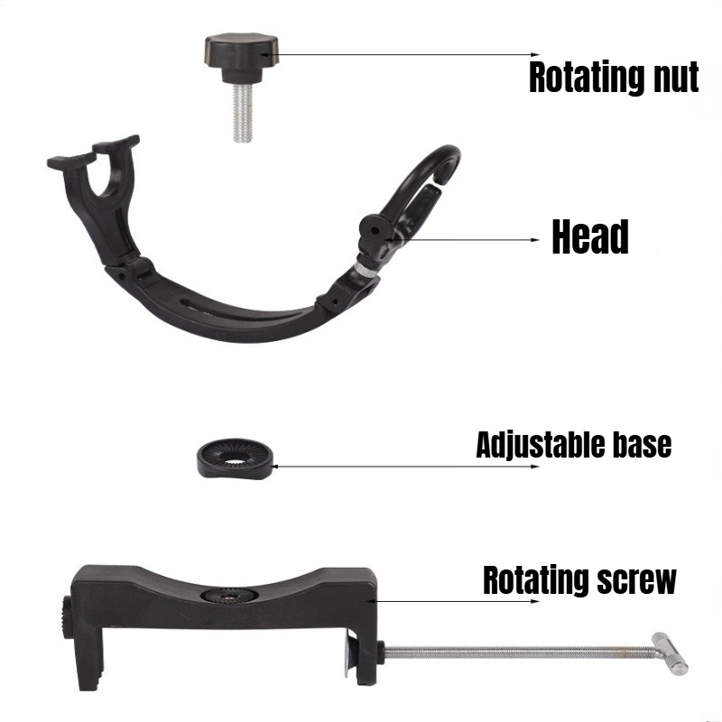 360° Rotating Adjustable Heavy - Fishing Kayak Rod Holder recension och pris
